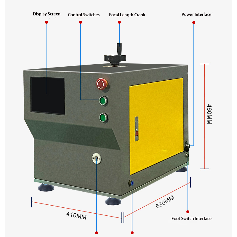 Desktop Rotary Cutting Laser Wire Stripping Machine FLS30-XC Mesin Pelucutan Wayar Laser Pemotong Putar Desktop FLS30-XC