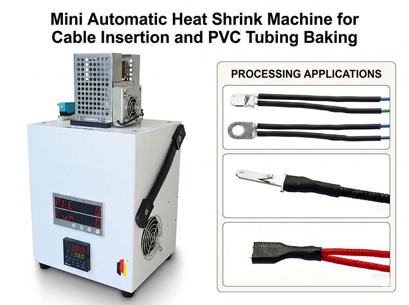 Mesin Pengecut Haba Automatik Mini untuk Pemasangan Kabel dan Pembakaran Tiub PVC JW-HST-05B
