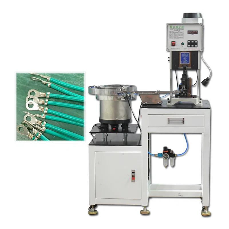 Mesin Crimping Terminal Longgar Dengan Pemakanan Plat Getaran, Mesin Crimping Terminal Longgar Kawat, Mesin Crimping Lug Kabel, Mesin Crimping Terminal Shell Plastik 