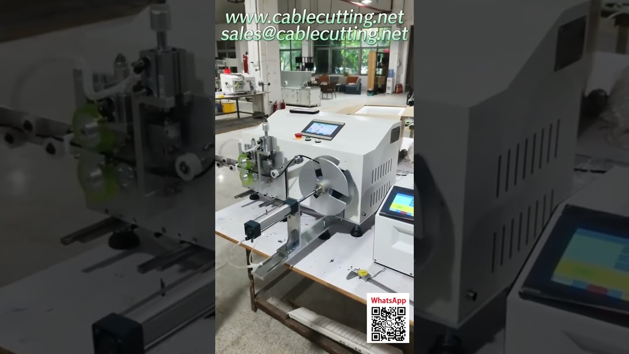 Mesin Penggulung Kabel Automatik - Pengiraan Meter Tepat, Gulung & Potong Automatik