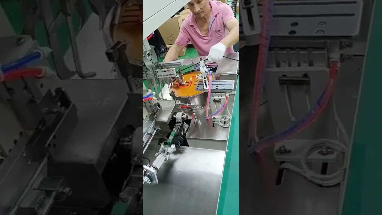 Mesin Penggulung & Pengikat Automatik Berkelajuan Tinggi untuk Kabel Penghantaran Pelbagai