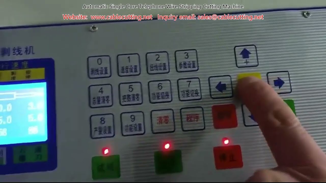Mesin Penanggalkan & Pemotong Wayar Telefon Teras Tunggal Automatik | Efisien & Tepat