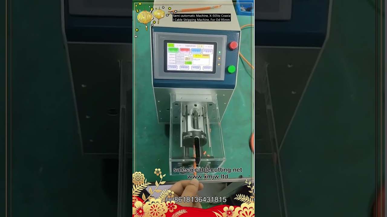 Mesin Pelucut Kabel Sepaksi Semi-Automatik – Efisien dan Tepat