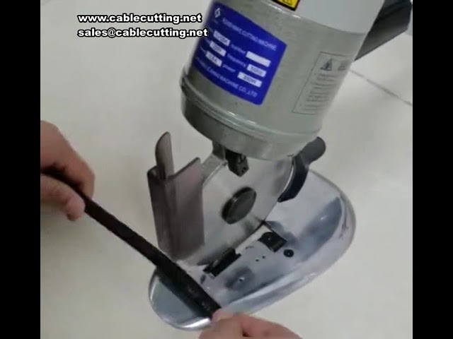 Mesin Pemotong Wayar Meja Elektrik 350W 220V/110V – Potong Kabel USB 40mm dengan Tepat