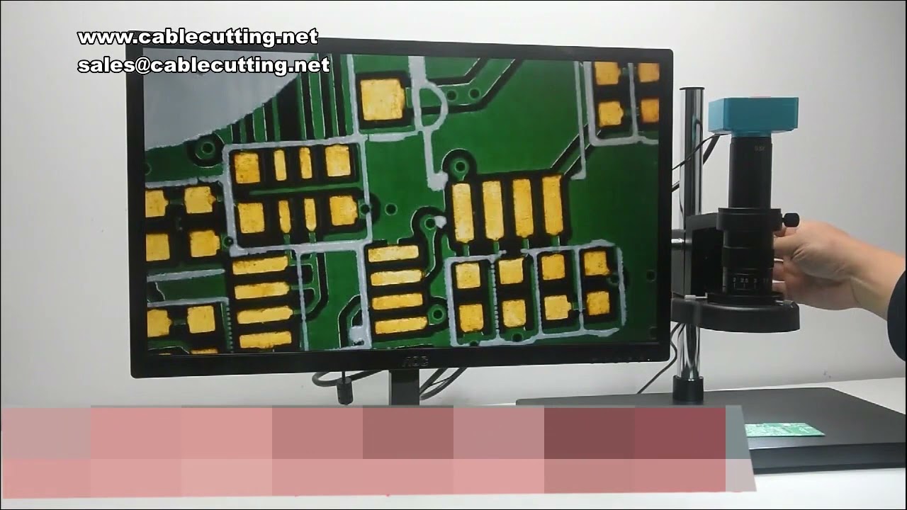 Mikroskop Definisi Tinggi 4K untuk Pemeriksaan Industri, Kamera Pengukuran Digital Optik & Pembaikan