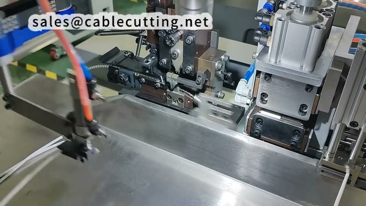 Mesin Kupas dan Crimp Kabel Pelbagai Teras – Jaket Bulat & Kabel Ribbon