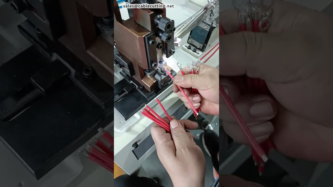 Mesin Crimping Terminal dengan Feeder Penggetar Tingkatkan Kecekapan #kilang #mesin