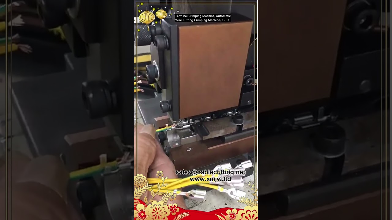 Mesin Crimping Terminal Automatik & Pemotong Wayar Tepat - Tingkatkan Produktiviti