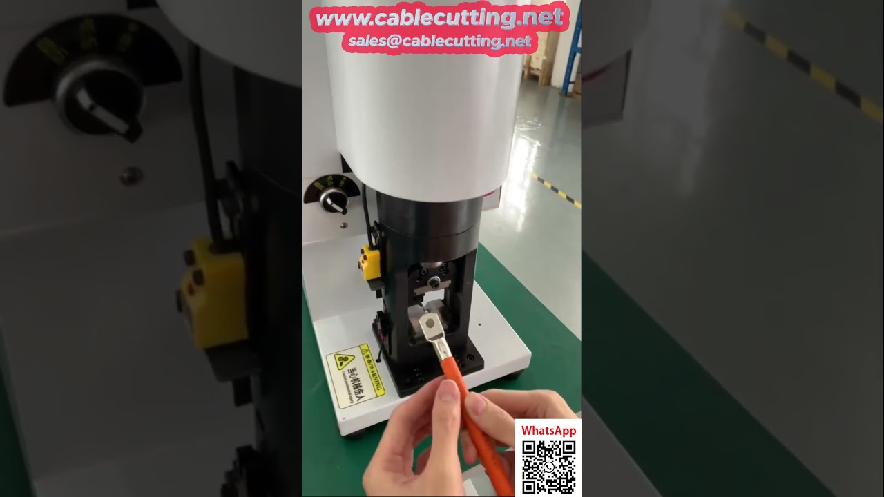 Mesin Crimping Terminal Hidraulik Separa Automatik 1-200 mm² | Pemprosesan Wayar Industri