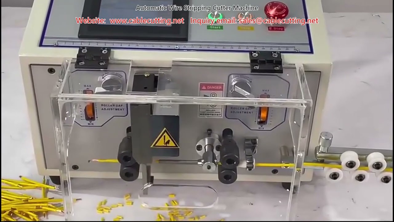 Mesin Pemotong & Penyarung Wayar Automatik Berkelajuan Tinggi