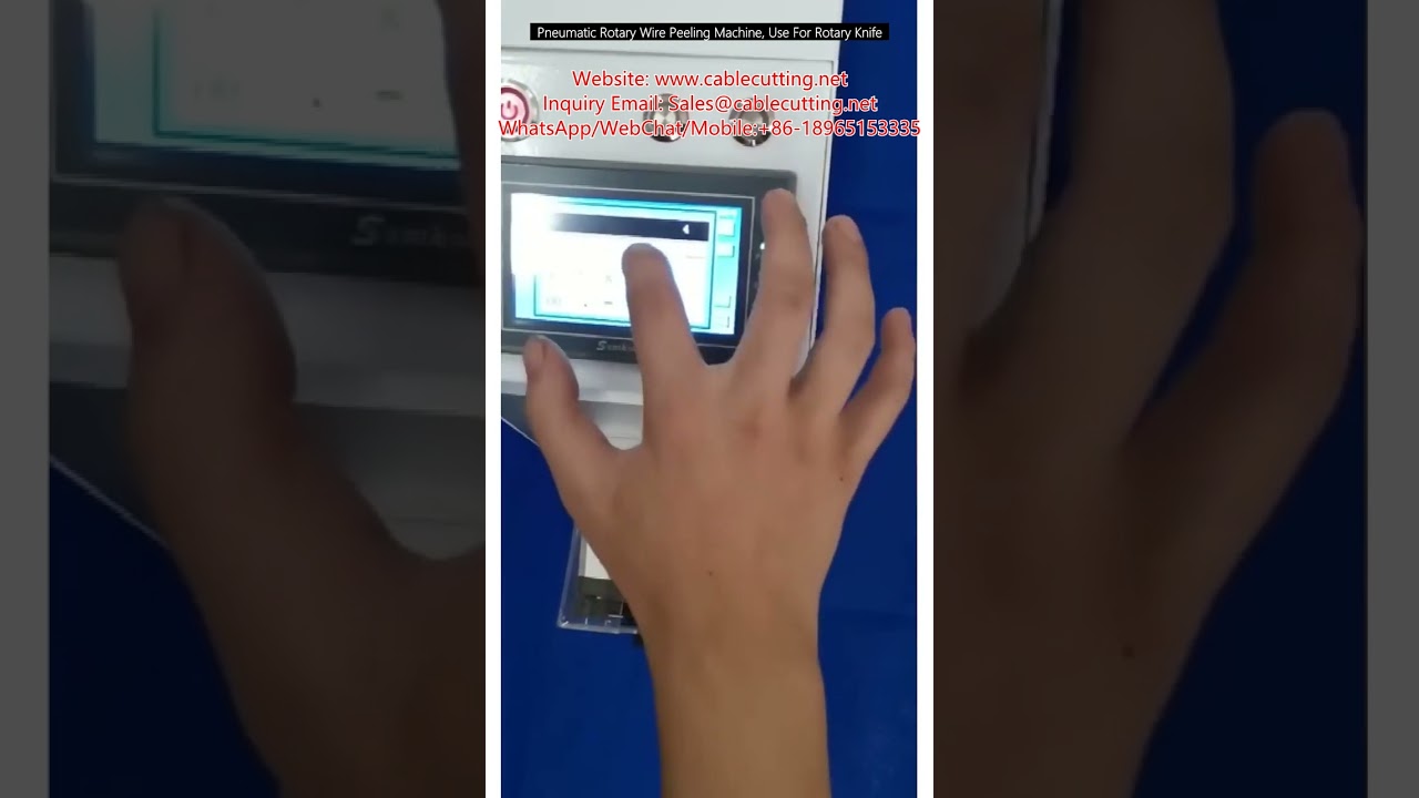 Mesin Pengupas Kawat Rotary Pneumatik - Pisau Berputar untuk Pengupasan Tepat dan Cekap
