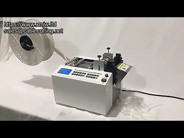 Mesin Pemotong Tiub Heat Shrink Automatik dengan Monitor Elektrik - Ketepatan & Kecekapan