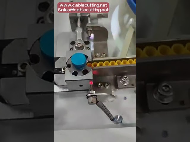 Mesin Penanggal dan Crimp Terminal Wayar Pra-Bertebat | Automatik & Cekap