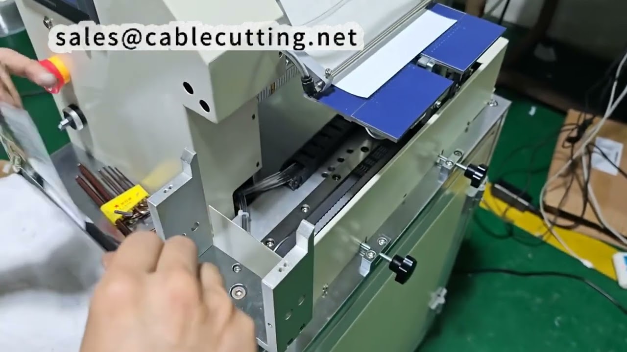 Mesin Pelabelan Lipat Dawai untuk Label Sangat Besar 200x100mm