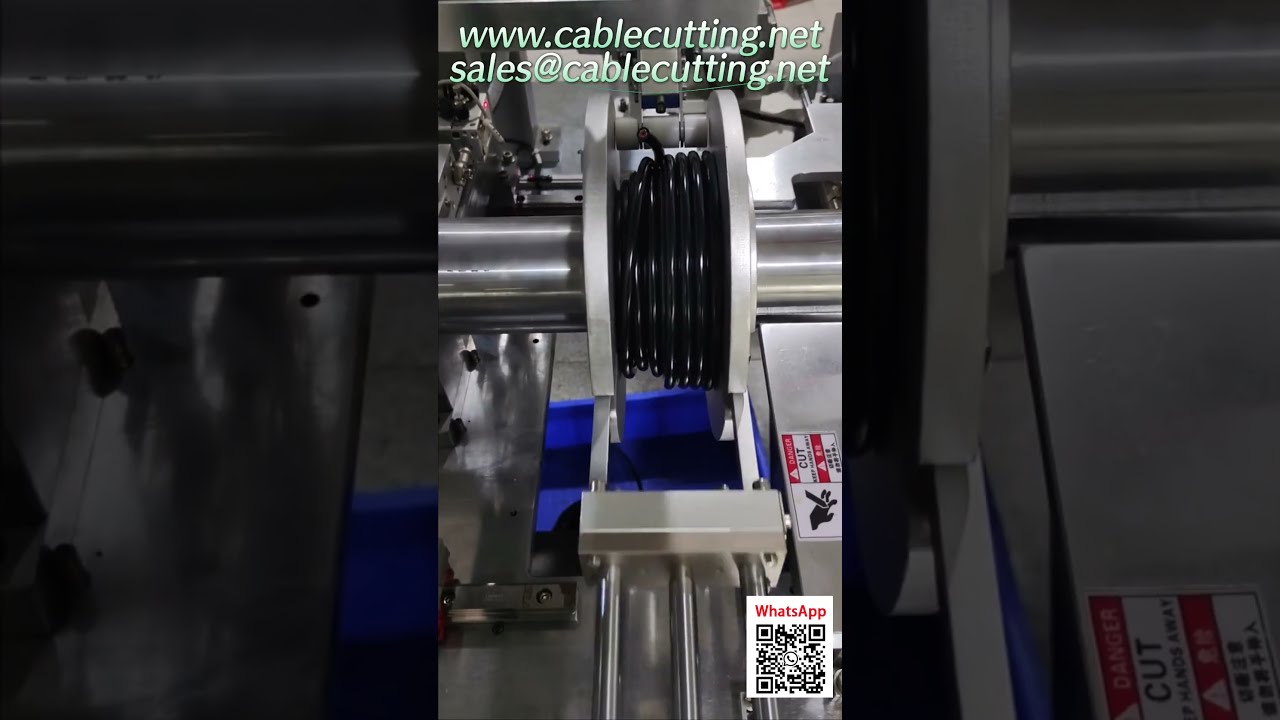 Mesin Gulung Kabel Automatik Sepenuhnya – Fungsi Ikat & Potong Automatik