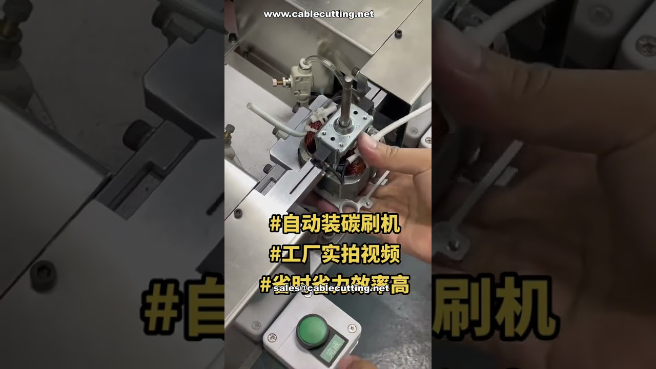 Mesin Pemasangan Berus Karbon Automatik Berkecekapan Tinggi - Demo Terus dari Kilang