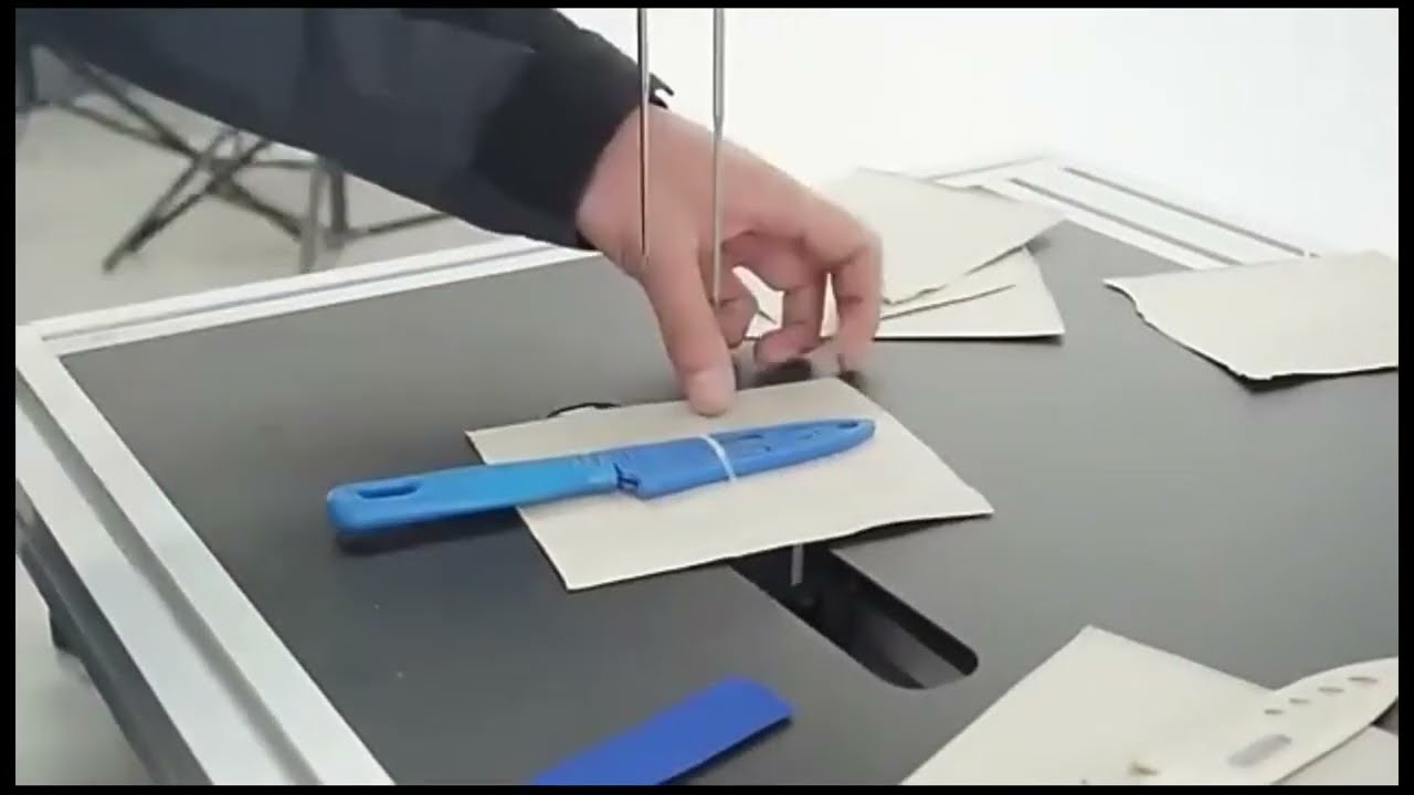 Mesin Kokot Anjal Pneumatik Kawalan Kaki Sederhana Kepala Tunggal/Dua - Automasi Pembungkusan Kilang