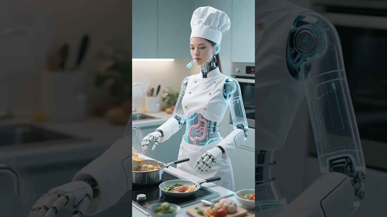 Robot Wanita Masak Secara Automatik – Automasi Dapur Pintar