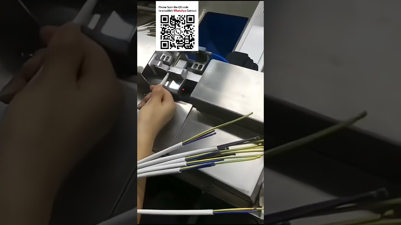 Mesin Penanggalkan Wayar Berbilang Teras Automatik - Potongan Panjang Boleh Ubah untuk Pembuatan Pintar #PembuatanPintar