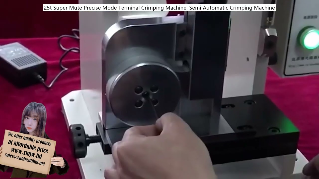 Mesin Crimping Terminal 25t Super Mute Mod Tepat – Mesin Crimping Semi Automatik Berkualiti