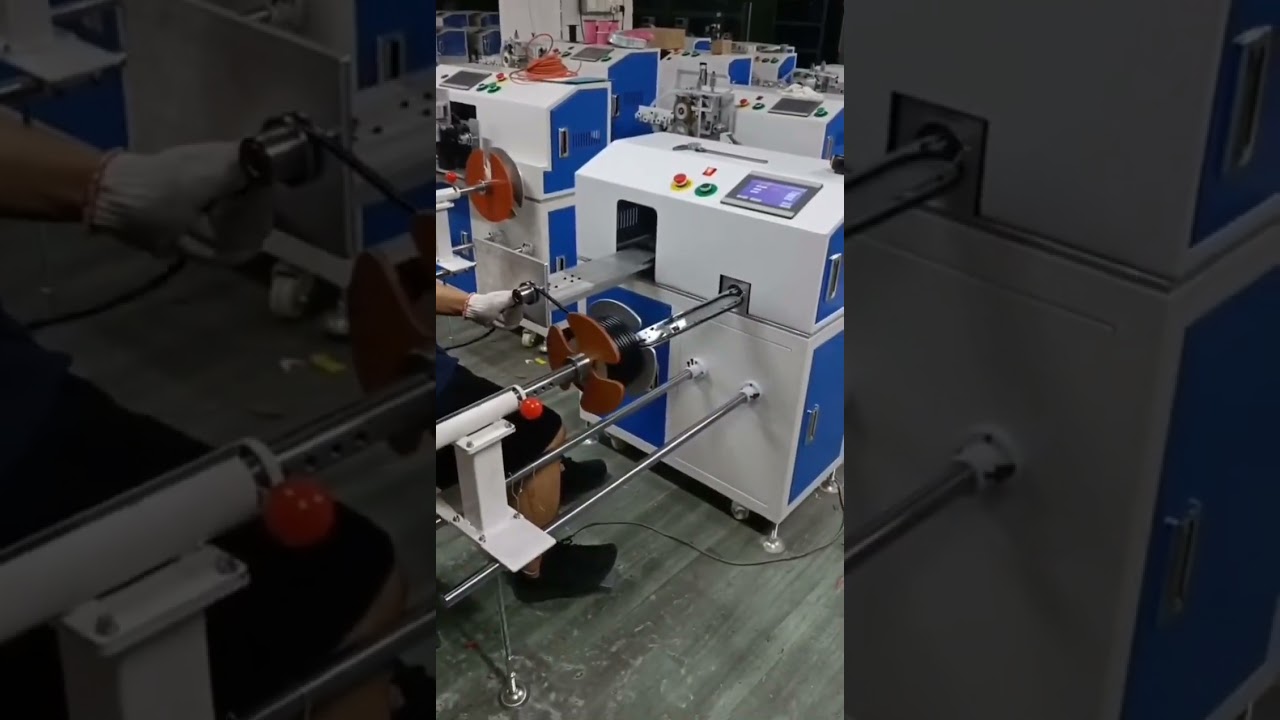 Mesin Penggulung Wayar Automatik Tersuai untuk Automasi Kilang #kilang #mesin
