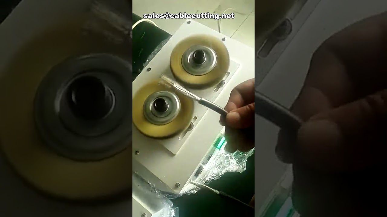 Mesin Pemutar dan Pembersih Kawat Perisai - Mesin Pemutus Kawat Perisai Laris & Cekap
