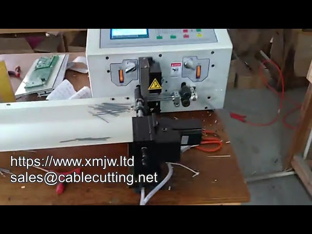 Mesin Pelucutan, Pemotongan & Pemusing Wayar Tembaga Automatik Berkecekapan Tinggi WPM-06