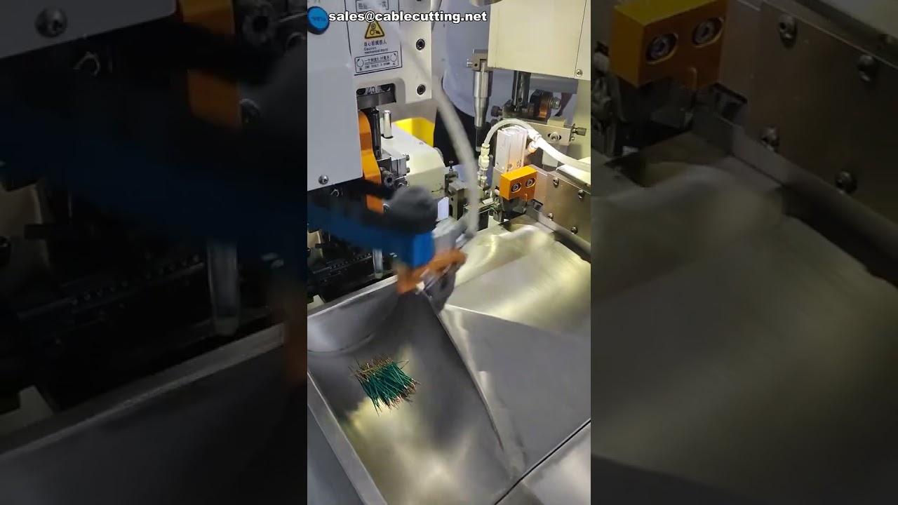 Mesin Crimping Terminal Dua Kepala: Penukaran Hujung Tunggal/Berganda untuk Pin | #factory #machine #diy