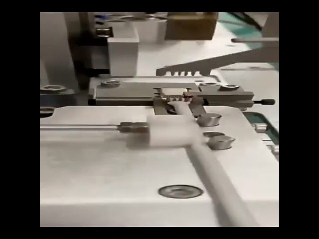 Mesin Pematerian Semi Automatik dengan Fungsi Penyarung Wayar untuk Kabel Data USB #kilang #mesin