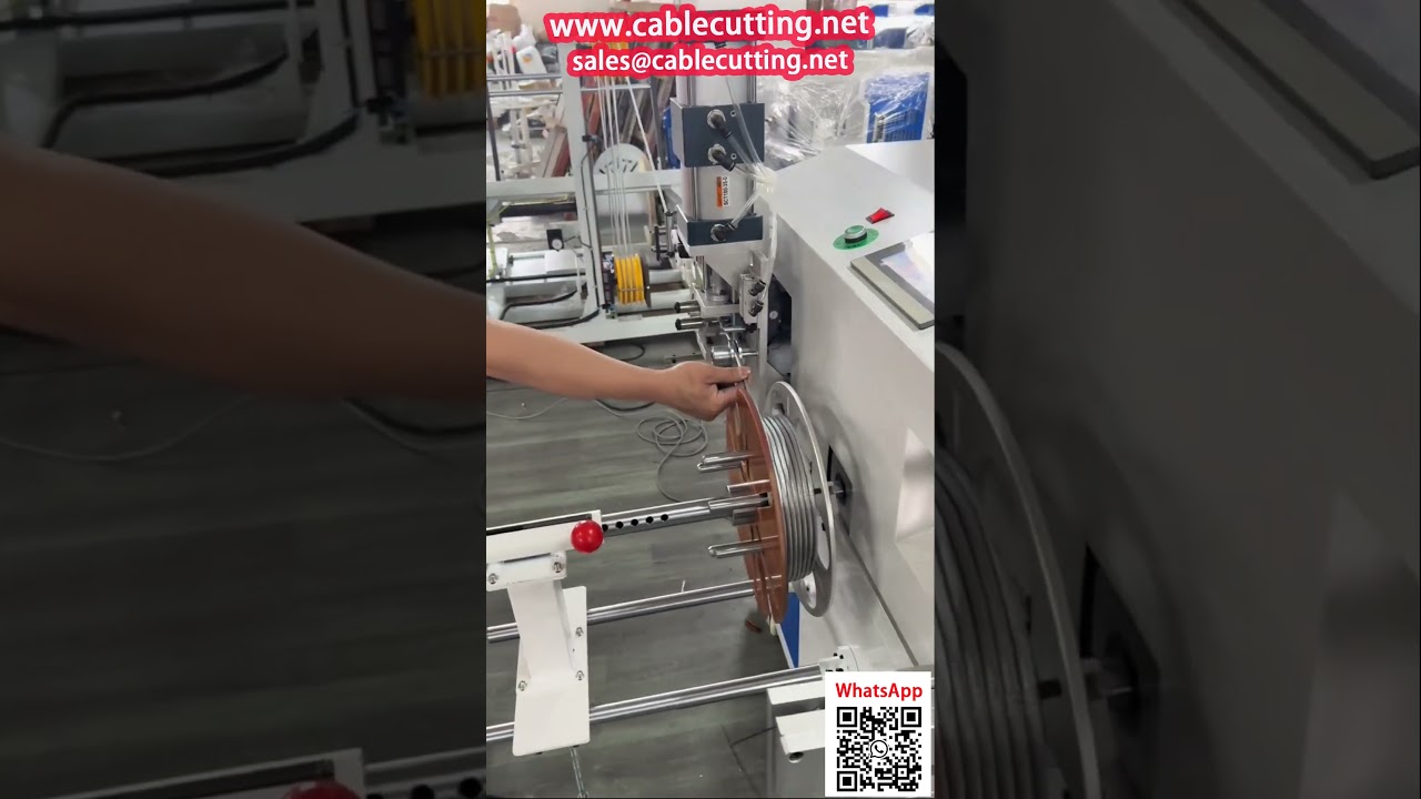 Mesin Automatik Pengiraan, Penggulungan, Pemotongan & Pengikatan Kabel Keluli | Tingkatkan Produktiviti Kilang