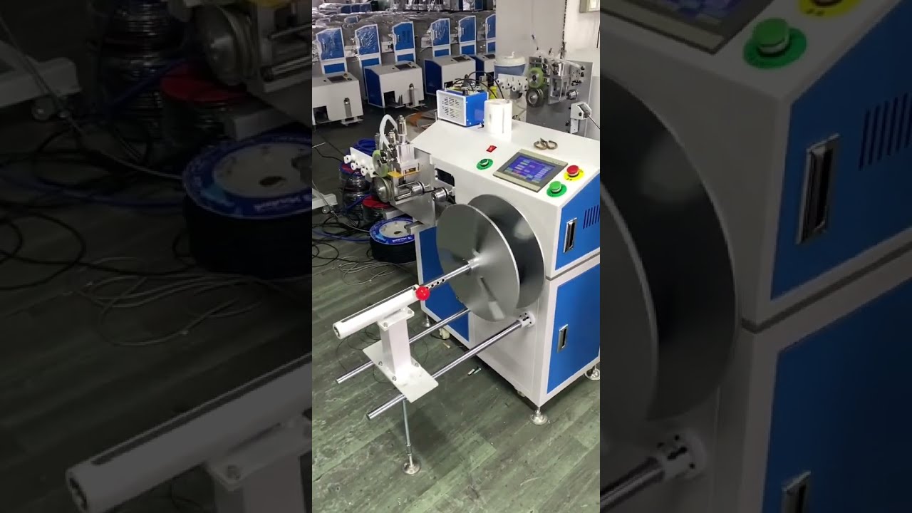 Mesin Penggulung Tali Nylon 6mm Tepat dengan Pemotongan Panas & Pengikatan Automatik – 60 Unit/Min