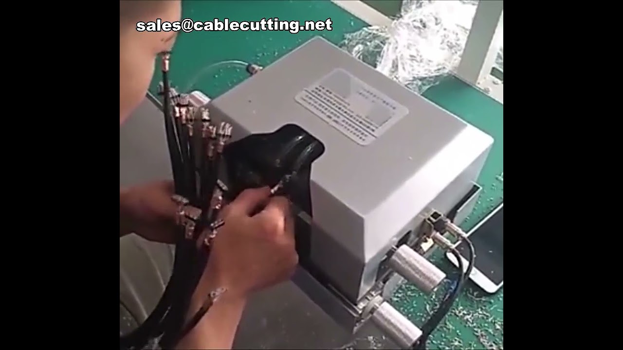 Mesin Pengupas Wayar Berbilang Teras & Kabel Selari – Pemprosesan Kabel Data VGA/DVI Yang Cekap