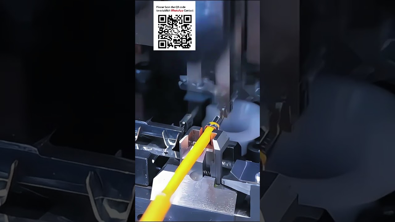 Mesin Pengupas dan Crimping Semi-Automatik dengan Suapan Wayar Manual – Efisien & Tepat