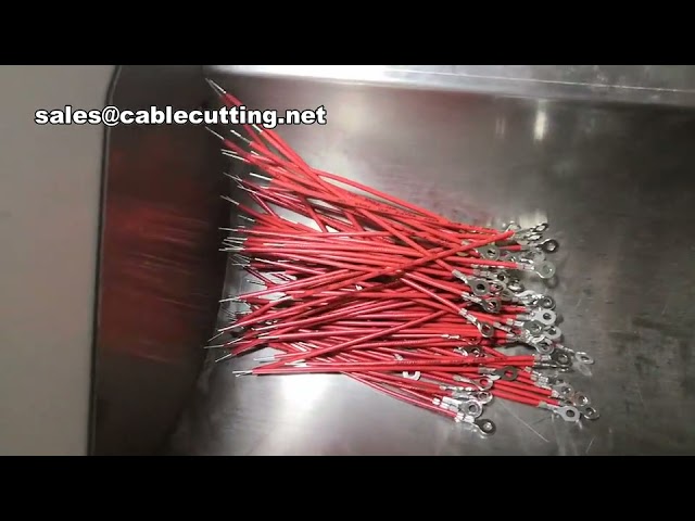 Mesin Crimping Terminal dengan Pemotongan & Penanggalan Wayar Automatik