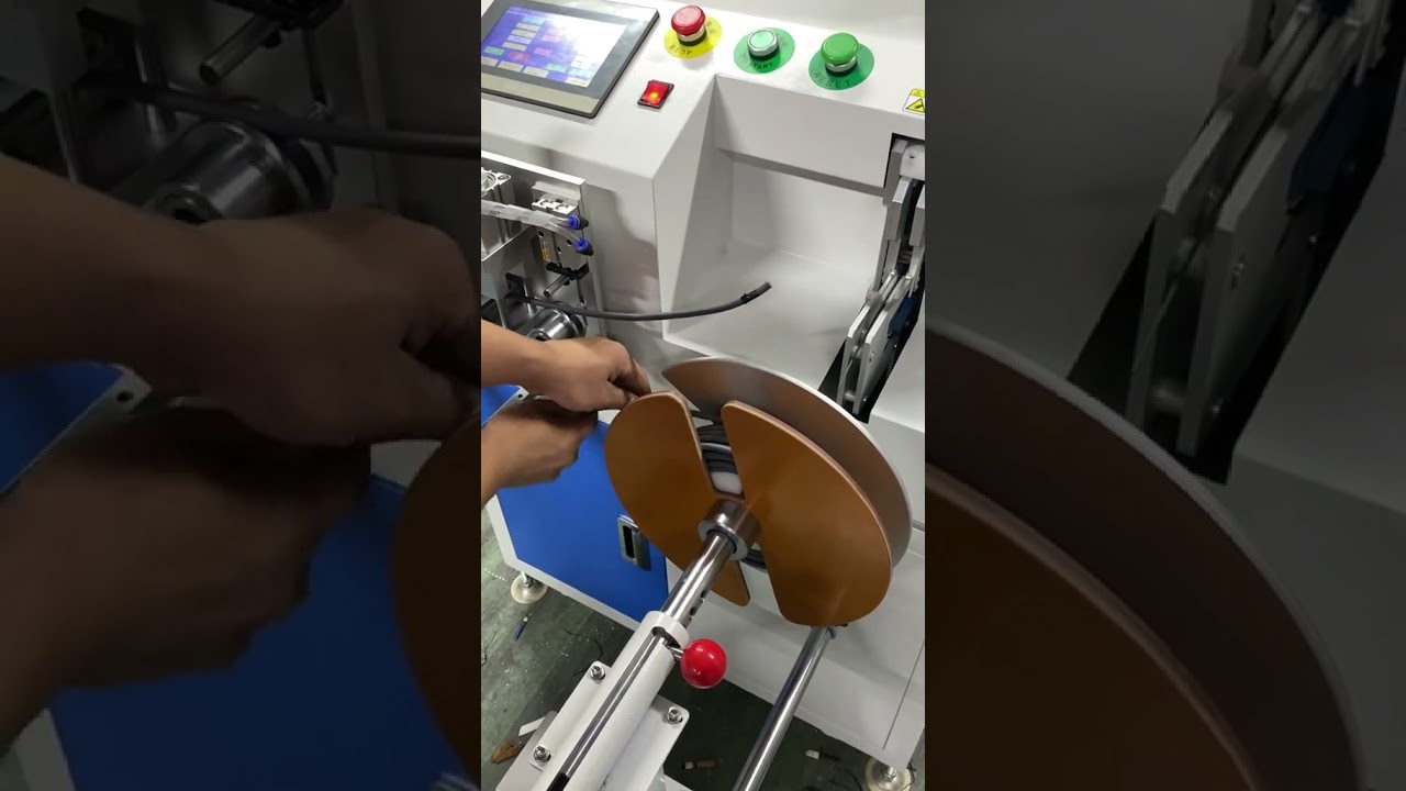 Penggulung Wayar Ukur Tepat untuk Penggulungan, Gulung Semula & Ikat Potong Automatik