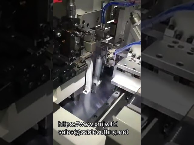 Mesin Crimping Terminal Kabel Automatik Sepenuhnya Dua Kepala Servo WPM-SP-20 - Efisien dan Tepat