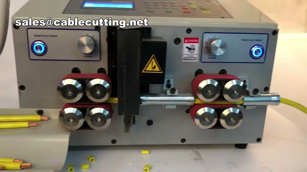 Mesin Pemotong dan Pengupas Kabel Tembaga 70mm² Automatik | Pemotong Wayar & Pengupas Kabel