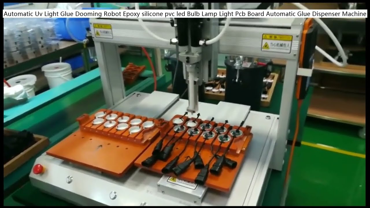 Robot Penyalur Gam UV Automatik untuk Epoksi, Silikon, LED & PCB – Ketepatan Tinggi