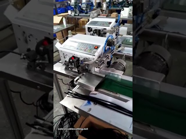 Mesin Pemotong dan Pengupas Kawat Komputer Automatik