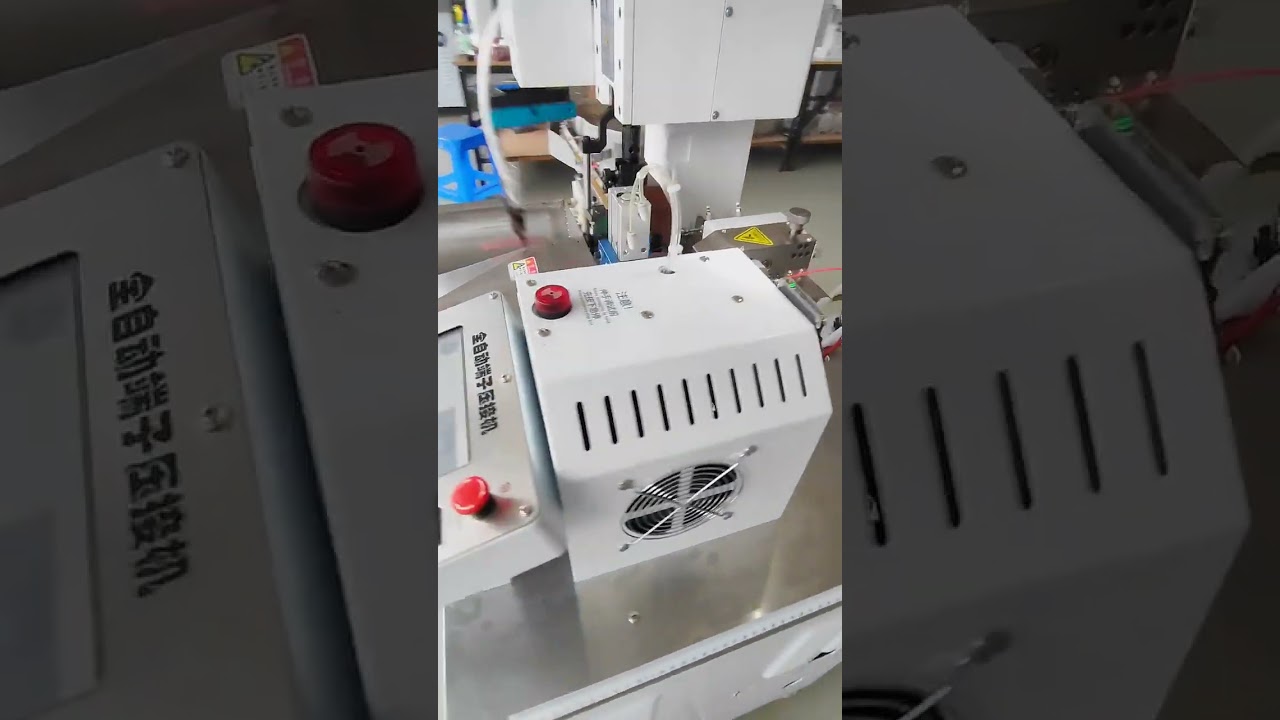 Mesin Crimping Terminal Automatik Sepenuhnya | Pengupas Wayar & Automasi Kilang