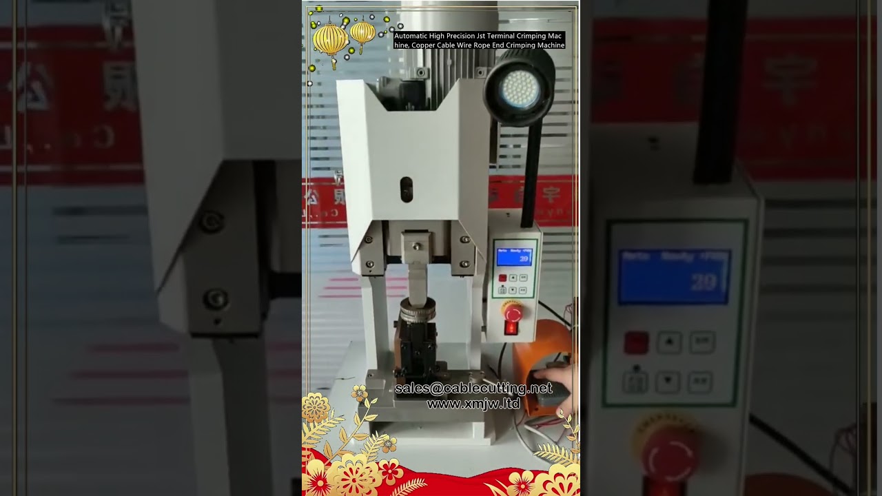 Mesin Crimping Terminal JST Automatik Berketepatan Tinggi - Crimping Kabel Tembaga & Wayar Tali