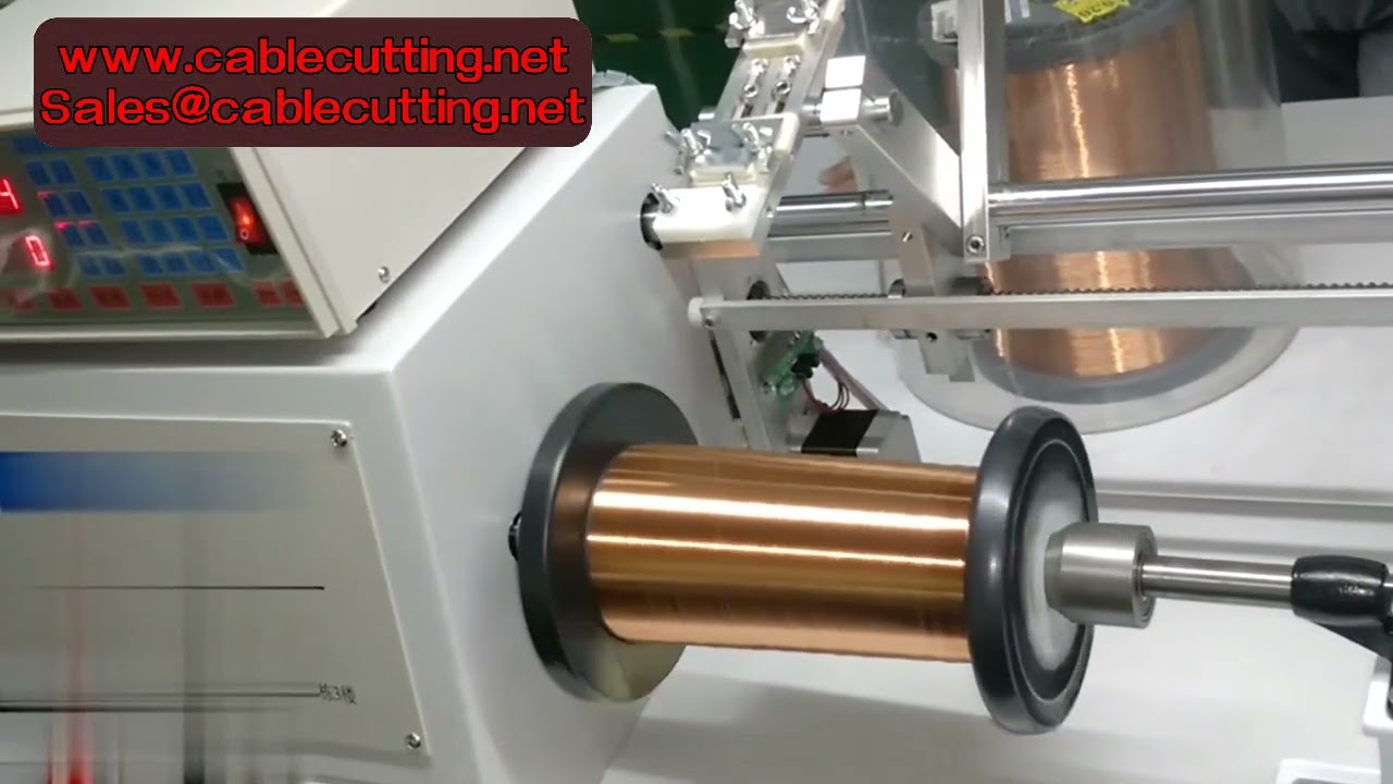 Mesin Penggulung Wayar Automatik 0.1-2mm | Penggulung Gegelung Filamen Terkini