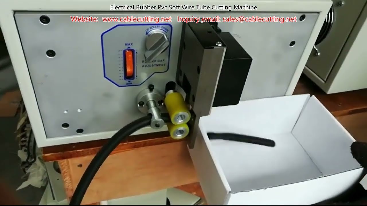 Mesin Pemotong Tiub PVC & Getah Elektrik untuk Kawat Lembut