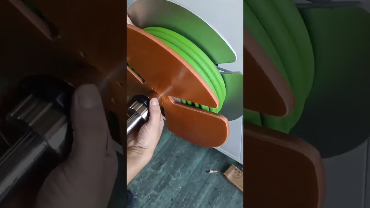 Mesin Automatik Mengira, Menyusun, Memotong & Menggulung Tiub 1mm hingga 16mm untuk Hos Getah Pneumatik
