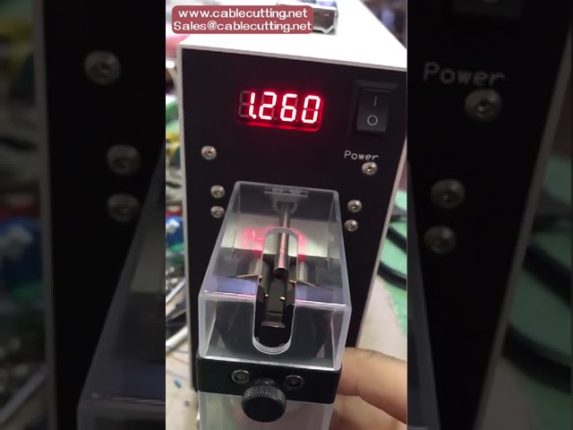 Mesin Penjalur Wayar Automatik Elektrik Pneumatik – Kupas & Potong Wayar 0.03-4mm