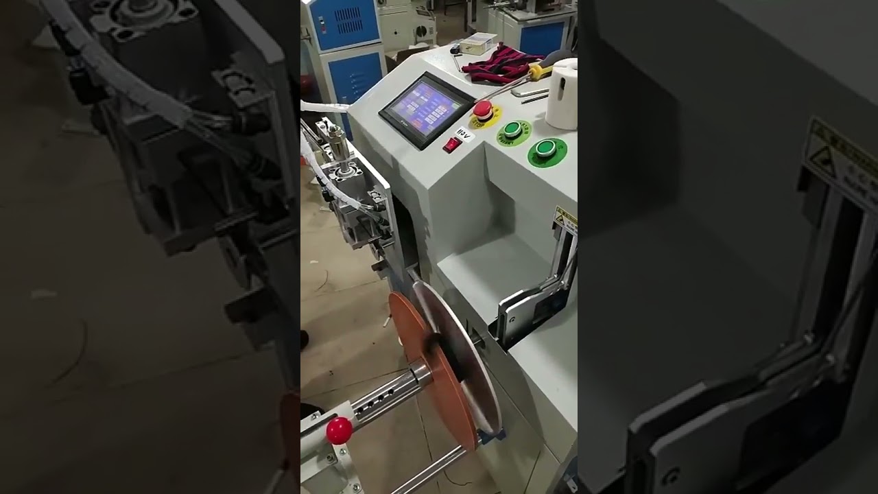 Mesin Pembalut Dawai Automatik Sepenuhnya – Pengira Meter, Penyusunan, Penggulungan, Pengikatan – Harga Terendah