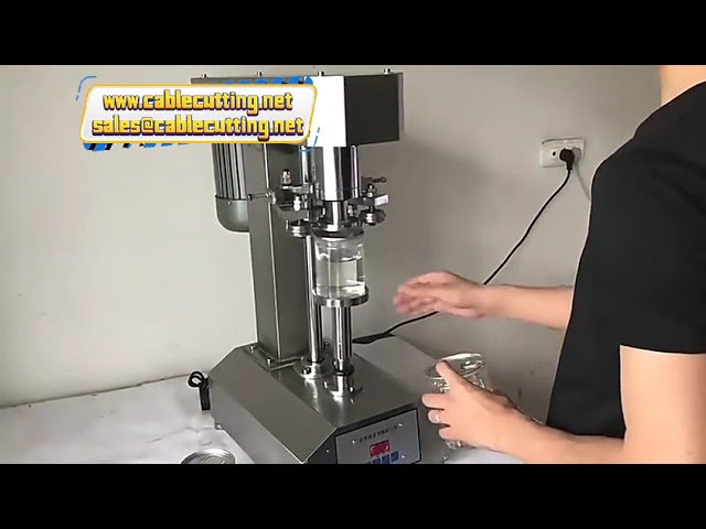 Mesin Pengedap Tin Aluminium & PET untuk Minuman Soda, Teh Susu - Cepat & Profesional