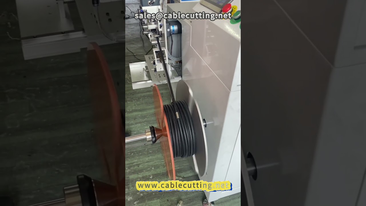 Mesin Penggulung Meter Automatik 30, Mampu Menggulung 50 kg # mesin penggulung # wayar dan kabel # proses wayar