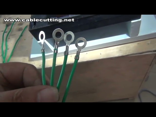Mesin Pengelim Wayar | Mesin Crimping Terminal Semi-Automatik | Crimp Kabel 10 Sqmm