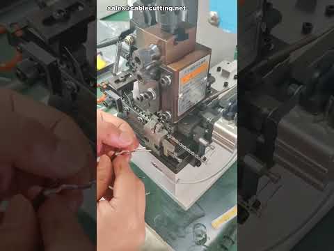 Mesin Pengupas dan Krimping Wayar Automatik | Single End Stripper Crimper Untuk Kilang #mesin #automasi